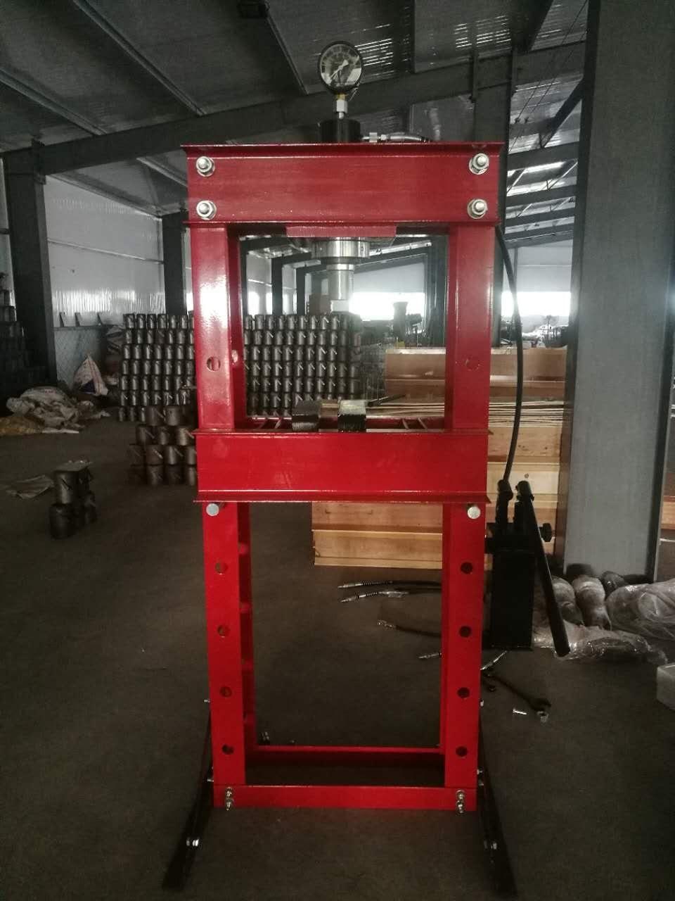 Garage Repaired Tools 12t Hydraulic Shop Press with Safety Guard