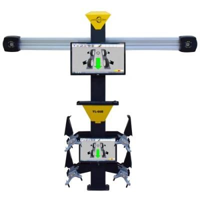 Yl-66b Double Screen Double LED Display 3D Four Wheel Alignment