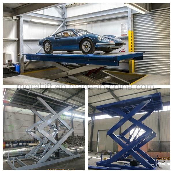 3t 3m scissor design hydraulic car lift for garage