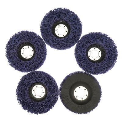 4.5 Inch 115mm Benchmark Abrasives Roll Lock Easy Clean and Strip Discs for Polishing &amp; Grinding