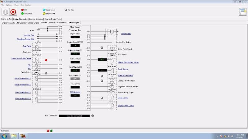 Jcb Electronic Service Tool with Jcb Service Master V1.73.3 Heavy Duty Truck Diagnostic Scanner