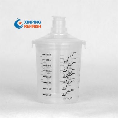 180ml Paint Plastic Measuring PP Disposable Car Mixing Cup