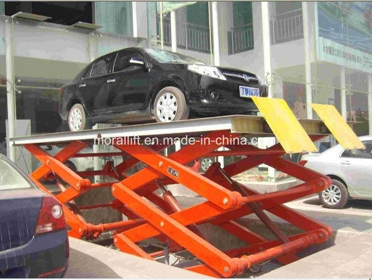 Stationary Hydraulic Scissor Design Garage Car Elevator