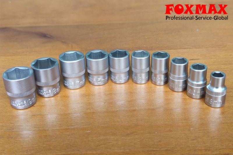 Perfect 3/8′′ 10PCS 50BV30 Metal Socket Set (FST-45)