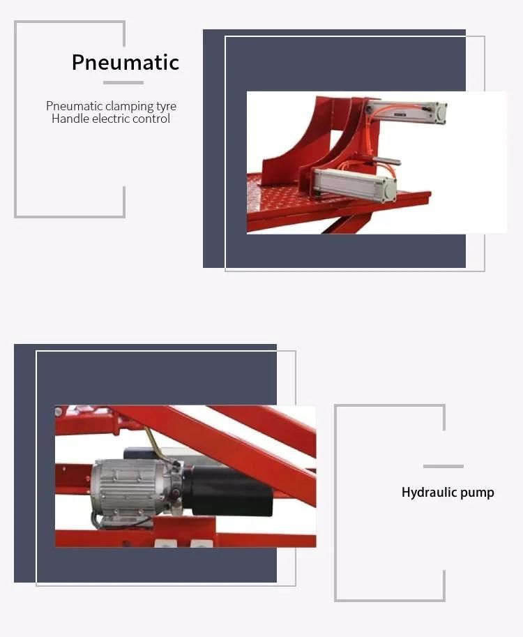 800kg Capacity Pneumatic Motorcycle Lift