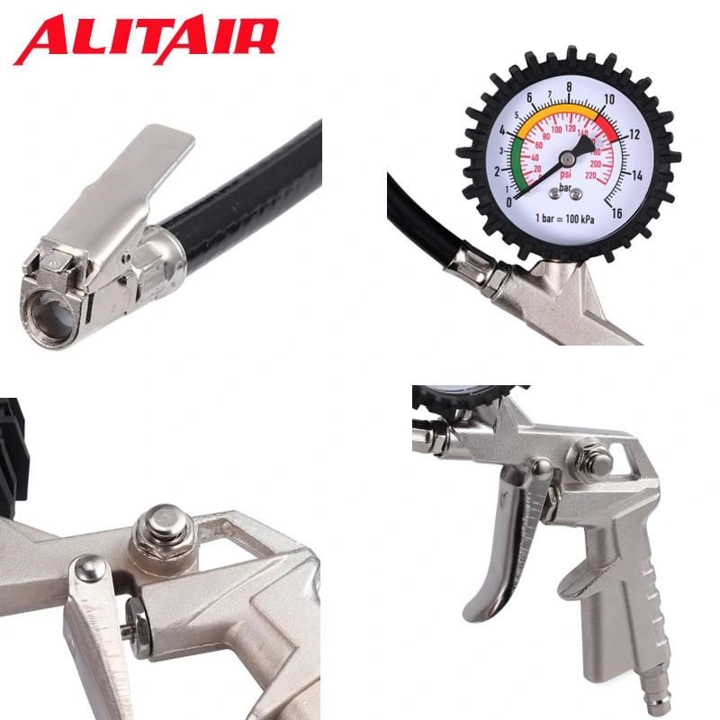 Portable Tools Digital Air Inflating Tire Pressure Gungauge Car Vehicle Tire Inflator Gun