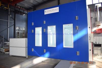 Oil Heating Build-in Ramp Auto Spray Booth /Paint Booth / Paint Cabinet