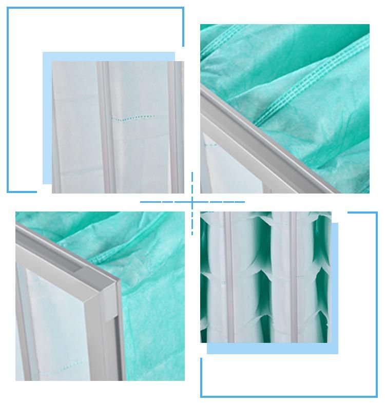 Sufficient Supply Non-Woven Pocket Fine Air Filter for Hospital