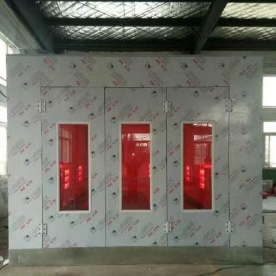 2022 New Design Factory Supply Auto Car Spray Paint Baking Oven with Italy Gas Diesel Waste Oil Burner
