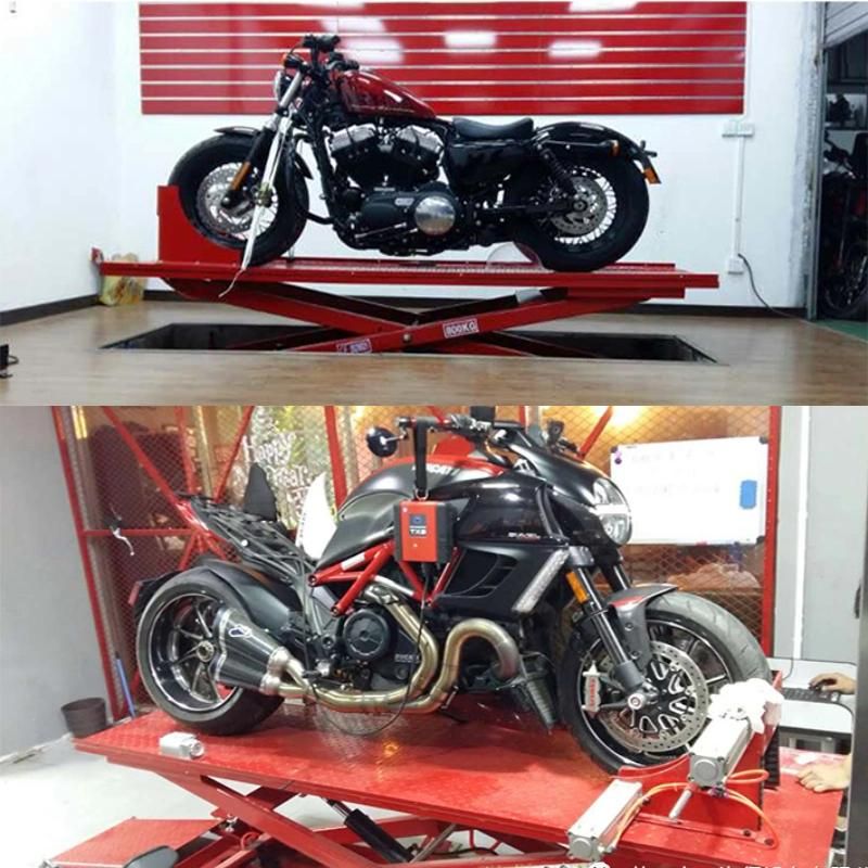 800kg Capacity Pneumatic Motorcycle Lift