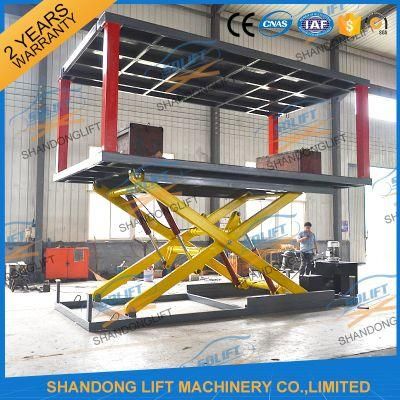 Hydraulic Scissor Mobile 2 Car Shelter with Ce