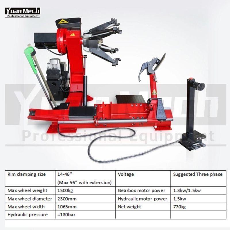 Automatic Disassemble and Install Heavy Duty Truck Tire Changer Machine Truck Tire Changer Equipment