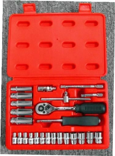 25PCS 1/4"Dr Professional Socket Set in Blow Case (FY1425B)