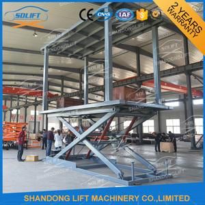 Heavy Duty Hydraulic Car Lift for Basement Car Elevator Parking Systems