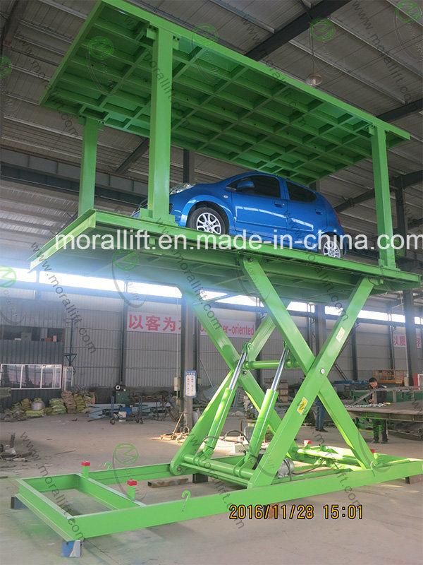 Hydraulic Underground Double Deck Lift for Car
