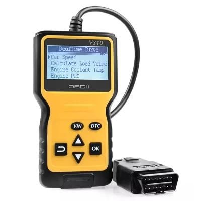 OBD II Digital Mini Car Vehicle Fault Code Reader Diagonstic Scanner with 6 Languages