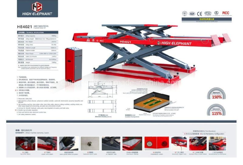 3D Wheel Alignment/Scissor Car Lift /Auto Lift/Wheel Balancer/Hydraulic Car Lift/Hydraulic Auto Lift