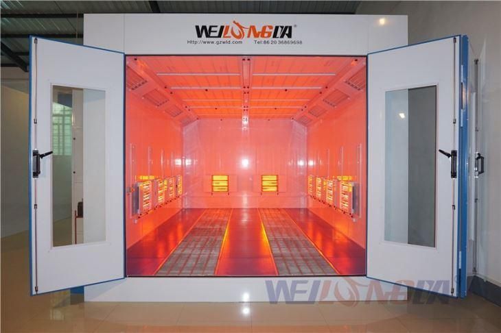 Wld6200b Infrared Lamp Heating Electric Car Paint Booth for Sale