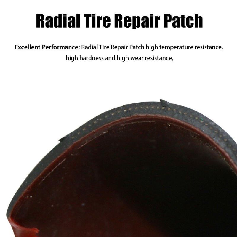 High Performance Euro Radial Rubber Vulcanizing Cold Tire Tyre Repair Patch