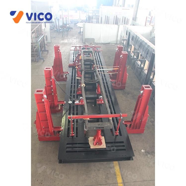 Vico Truck Frame Machine Heavy Duty Bench Clamps Pulling Towers