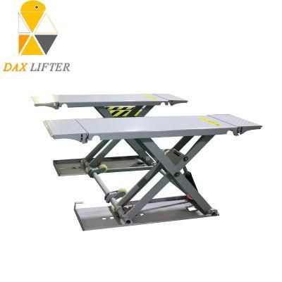 Altra-Thin Ground Stable Middle Rising Scissor Car Lift with Workshop