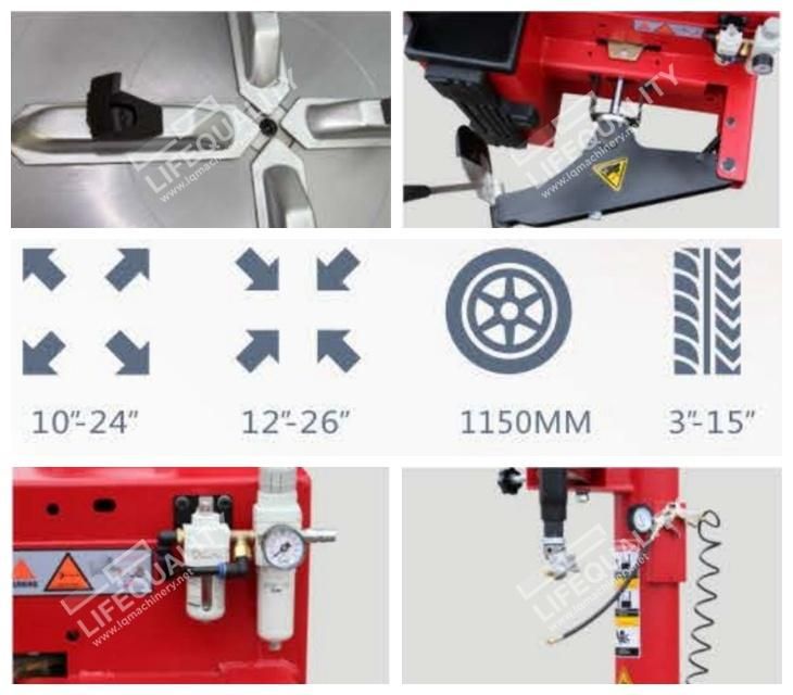 Tire Changer Tyre Changing Machine Semi Automatic Tire Service Station 26 Inch