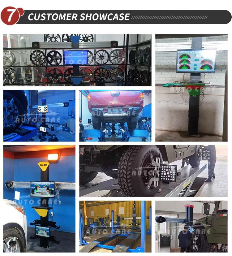 Double Screen Car Wheel Alignment for Tire Workshop