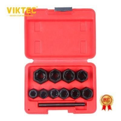 11PCS Damaged Bolt &amp; Nut Extractor Set (High Profile) (VT01938C)