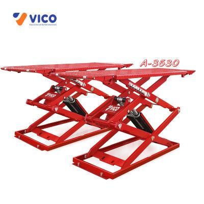 Vico 3t Car Lift Auto Maintenance Scissor Lift Vehicle Repair Lift Elevator