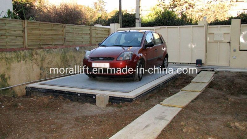 Underground Double Deck Lift for Basement Private Cars