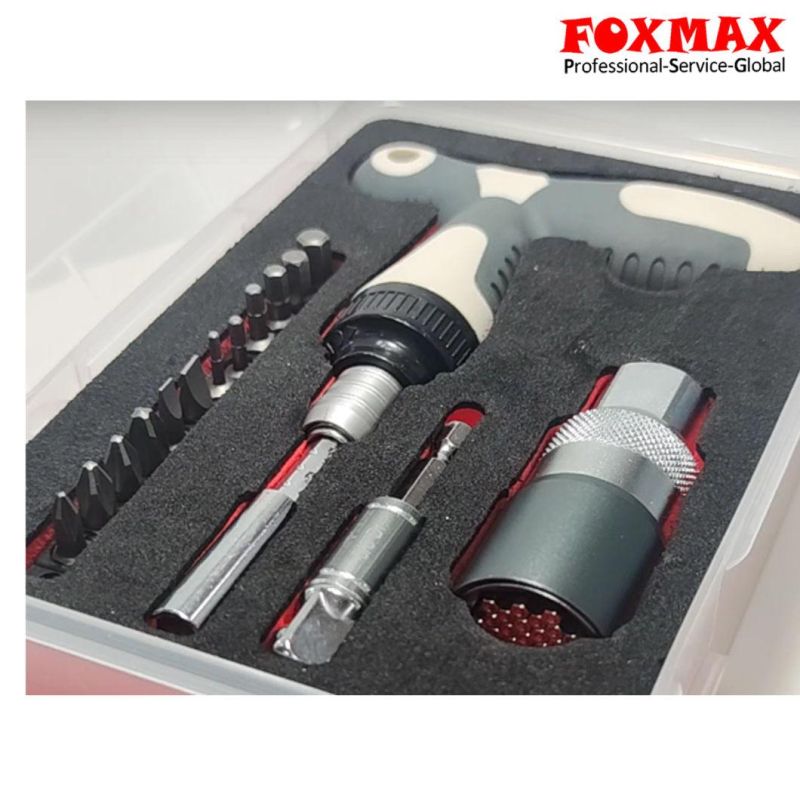 Socket Wrench Set with T-Bar Ratchet Handle (FST-69)