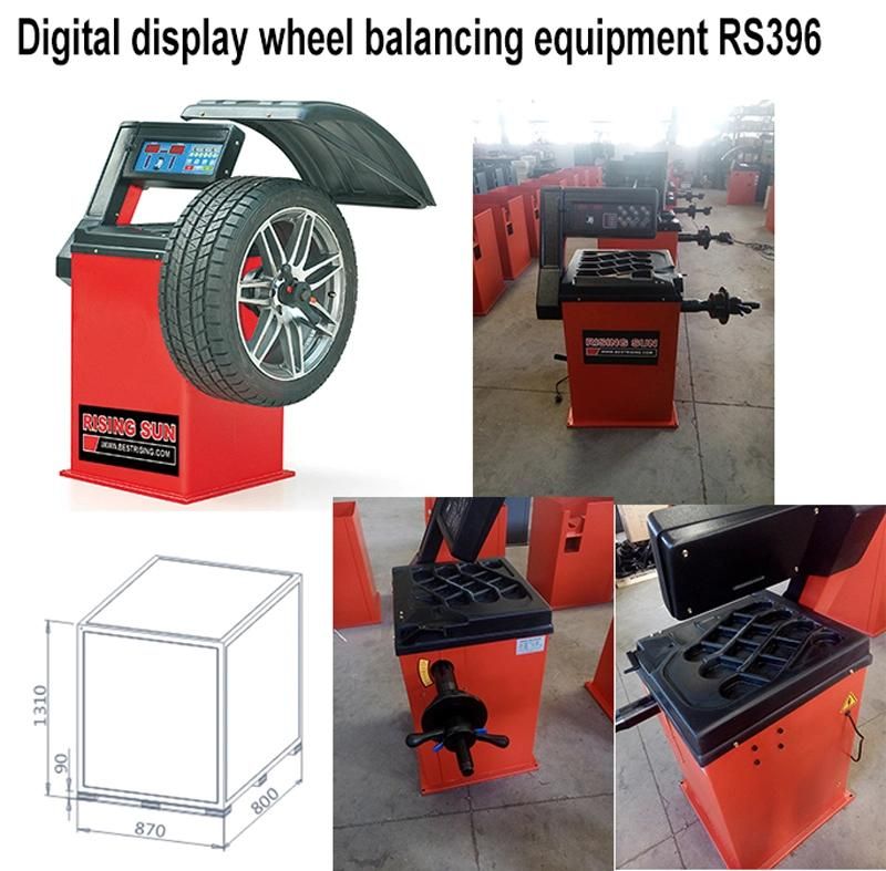 Digtal Display Semi Automatic Car Wheel Balancing Machine