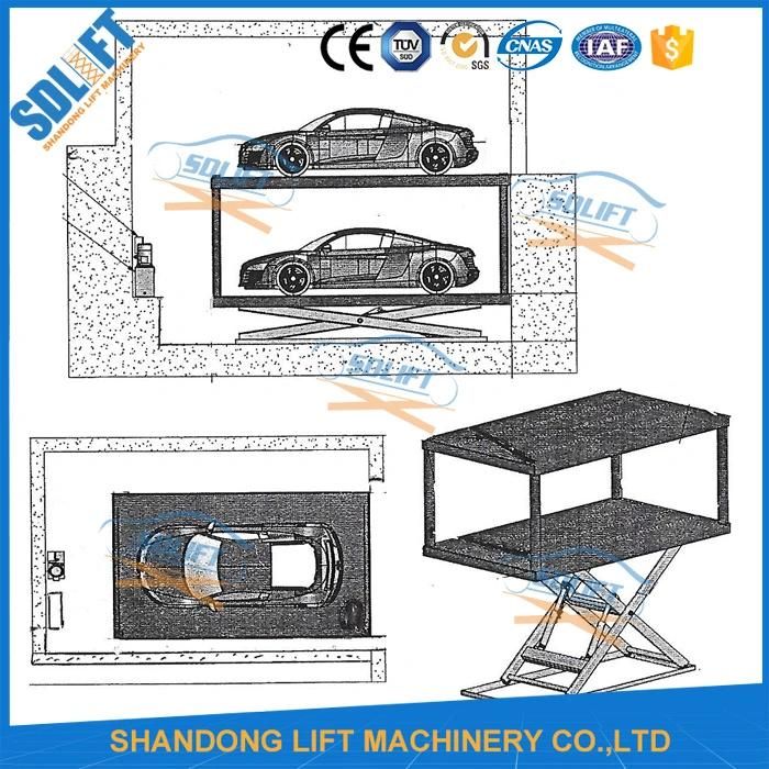 Double Deck Scissor Car Park Lift