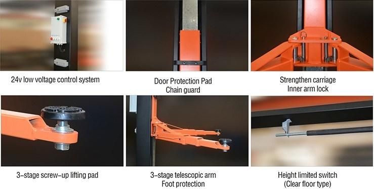 Manula Release Floor Plate Type Hydraulic Auto Lift