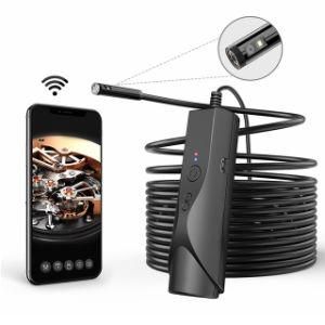 WiFi Double Endoscope Camera HD 8mm Dual Lens Industrial Borescope Flexible Inspection Camera for Android Phone Type C iPhone