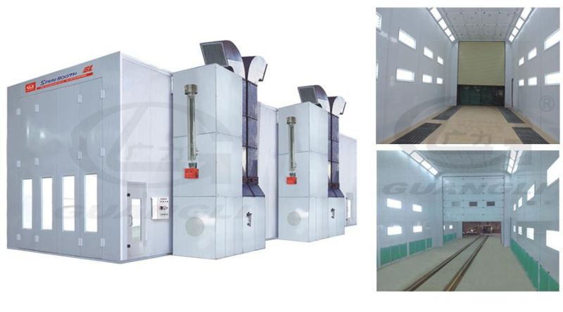 CE Approved 22m Big Bus Paint Spray Booth Industry Spray Booth