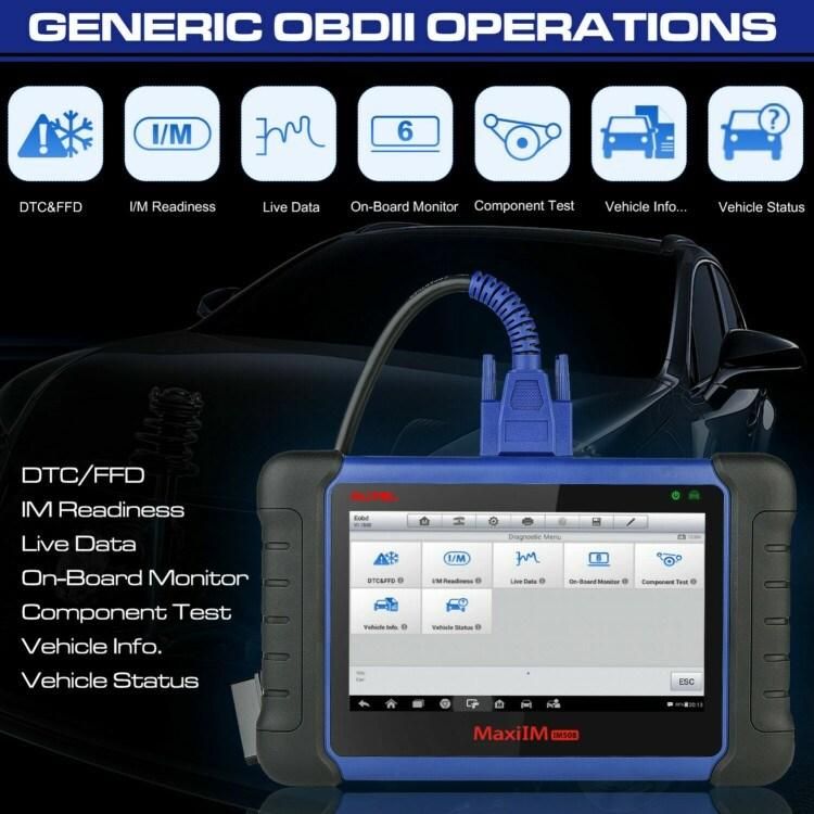 Im508 Key Programmer Autel 2022 Autel Maxiim Im508 OBD2 Car Diagnostic Tool