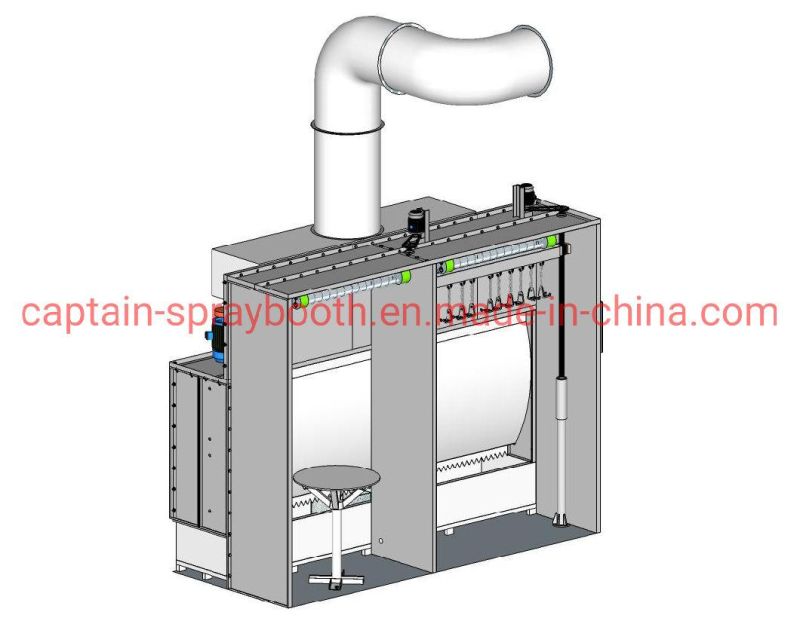 Pump Water Curtain Paint Booth for Mist Cleaning