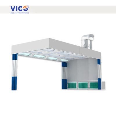 Vico Car Polishing Room Prep Station with PVC Curtain