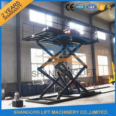 3.5 Ton Hydraulic Scissor Car Lift with 6m Lifting Height