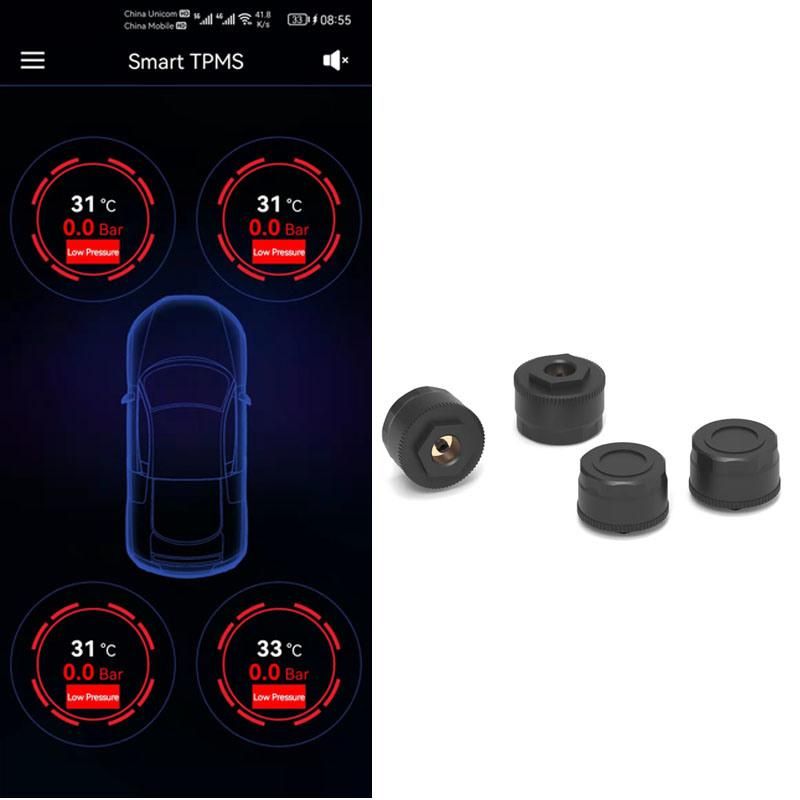 Car Mobile Phone Blueteech Andriod ISO Tire Pressure Monitoring System TPMS Sensor