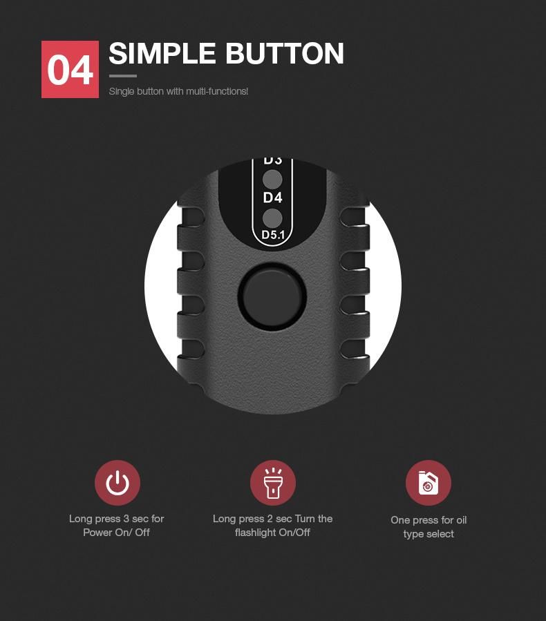 Ediag Bf100 Brake Fluid Detector Supporting DOT3 DOT4 DOT5.1 Test