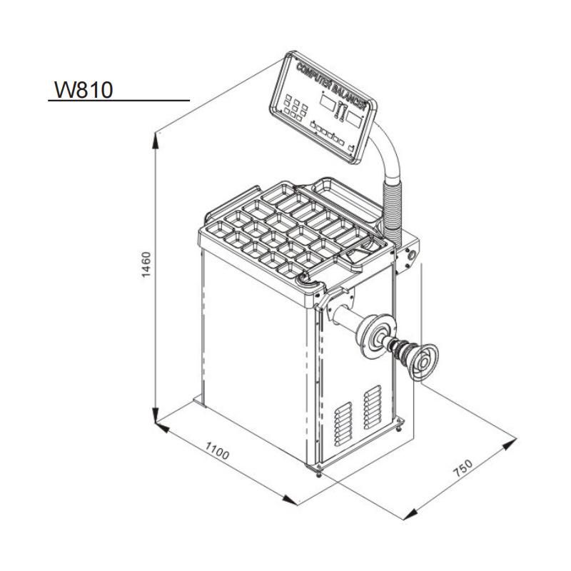 Warranty 3 Years Manual Car and Motorcycle Wheel Balancer and Tyre Balancing Machine