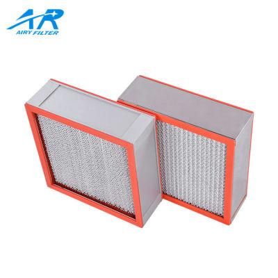 High Standard Frame HEPA Filter with High Temperature Resistant