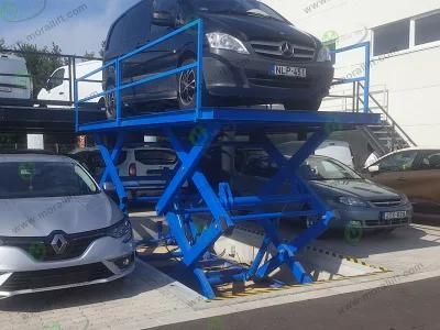 Inground Double Scissor Car Parking Lift