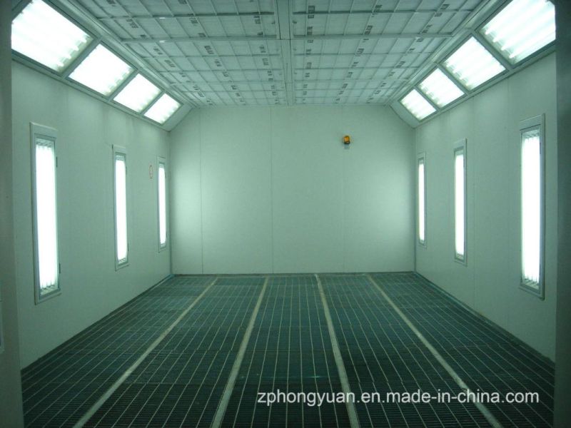 Electric Diesel Burner Car Paint Spray Booth Auto Painting Room for Sale