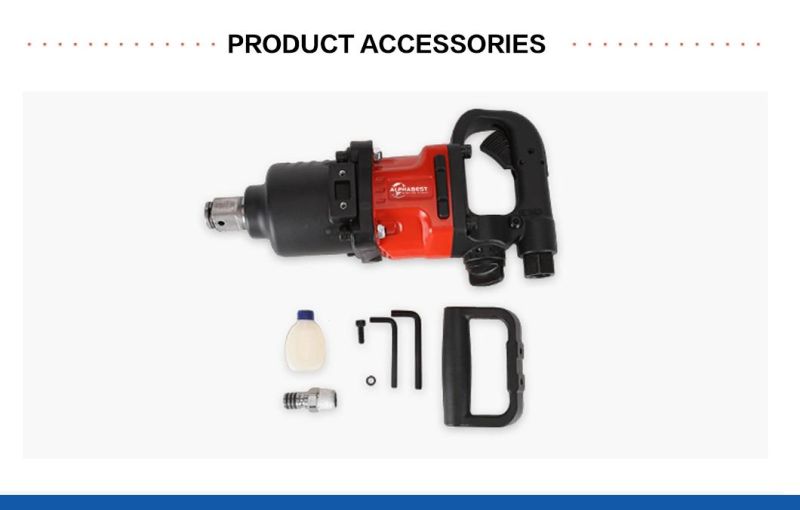 1" High Torque Type Repair Tools Air-Powered Pneumatic Impact Wrench at-D6120