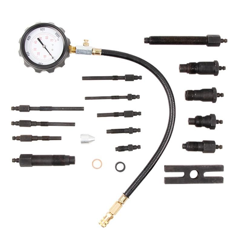 Viktec Custiomized Heavy Duty Diesel Engine Compression Test Kit Gauge Set