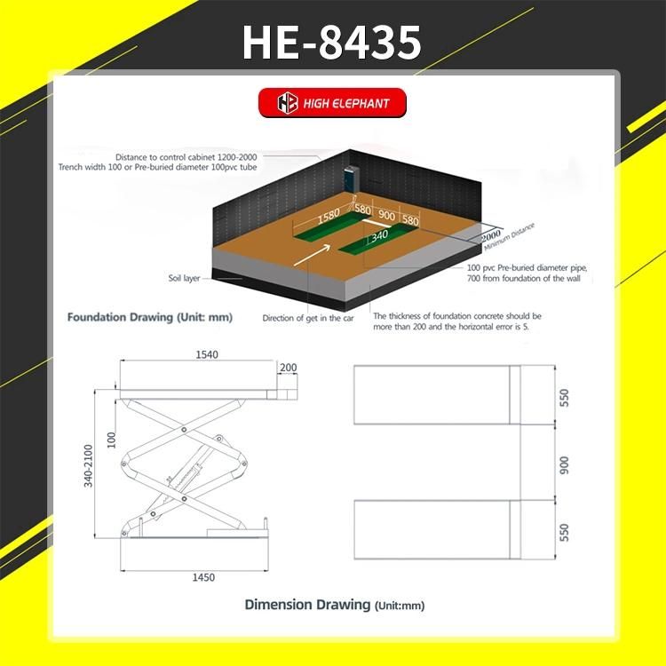 Top Value in Ground Scissor Lift Factory Directly Sale