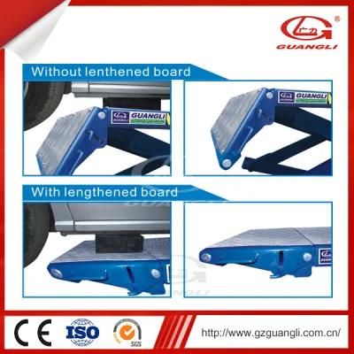 Guangli Factory Ce Approved High Quality Four Cylinders Movable Hydraulic Scissor Car Lift